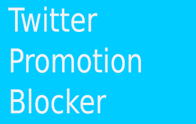 Twitter Promotion Blocker