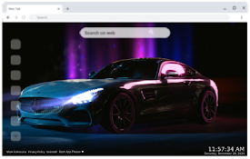 Neon Mercedes AMG GT S Live Wallpaper