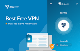 免费 VPN ZenMate - Free VPN Chrome