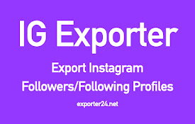 IG Exporter - Export Instagram Emails from Tag Search and Followers