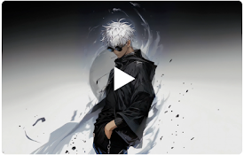 Satoru Gojo Black Grey Live Wallpaper
