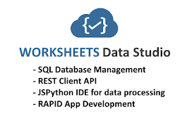 WORKSHEETS Data Studio