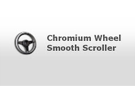 Chromium Wheel Smooth Scroller