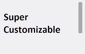 Beautiful Scrollbar
