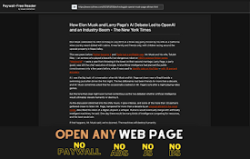 Paywall-Free Reader