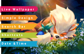 Arcanine And Oddish Sleeping Together Pokemon Live Wallpaper