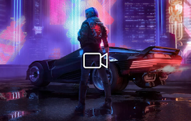 Cyberpunk Girl 4K Wallpaper