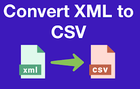 将XML转换为CSV