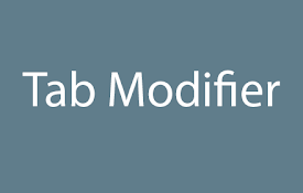 Tab Modifier
