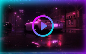 Light up your browser with the Night Neon Supra live wallpaper