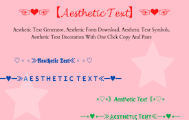 Aesthetic Text ???? ?????