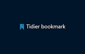 Tidier Bookmark