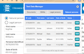 Test data manager