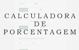 Calculadora de Porcentagem