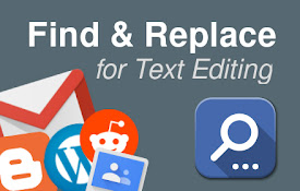 Find &amp; Replace for Text Editing