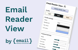 Email reader view