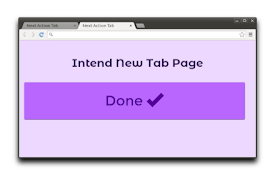 Intend New Tab Page
