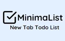 MinimaList: Minimal New Tab Todo List