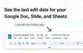 When Was Last Edit?