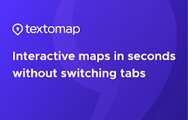 Textomap: Generate maps from text in seconds
