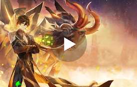 Zhongli Genshin Impact Gameograf
