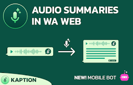 Audio to Text in WhatsApp™ Web using ChatGPT