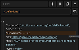 Functional JSON viewer