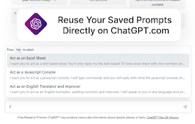 ChatGPT Prompts Manager Extension