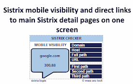 Sistrix Visibility and Metrics Checker