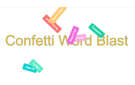 Confetti Word Blast
