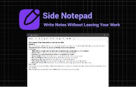 Side Notepad