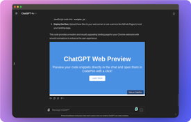 ChatGPT Web Preview
