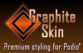 Graphite Skin for Podio