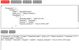 Json and Xml converter