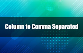 Convert Column to Comma Separated List (CSV)