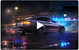 BMW M3 Neon Night Live Wallpaper New Tab