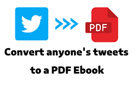 Tweets2PDF - 将所有推文转换为一本PDF/EPUB电子书