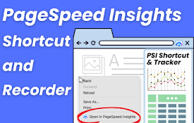 Google PageSpeed Insights 快捷方式和报告历史记录器