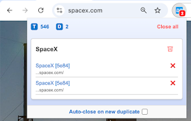 Duplicate Tab Detector