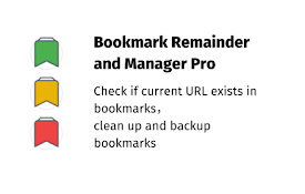 Bookmark Remainder and Manager Pro